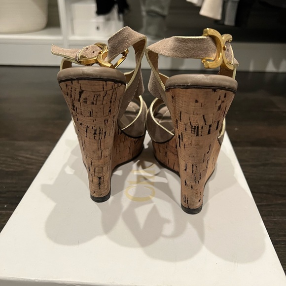 Chloe Platform Wedge Sandal - Picture 3 of 5